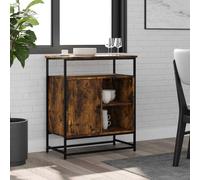 vidaXL Sideboard Smoked Oak 69x35x80 cm Engineered Wood NEW
