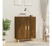 vidaXL Sideboard Smoked Oak 70x34x90 cm Engineered Wood