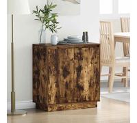 vidaXL Sideboard Smoked Oak 71 x 34.5 x 75 cm Engineered wood