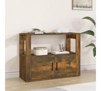 vidaXL Sideboard Smoked Oak 80x30x60 cm Engineered Wood