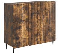 vidaXL Sideboard Smoked Oak 89 x 34.5 x 82 cm Engineered Wood