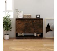 (smoked oak) vidaXL Sideboard Chipboard Living Room Bedroom Storage Cabinet Multi Colours