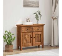 Vidaxl Sideboard Solid Mahogany Wood 75X30X65 Cm