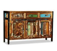 Vidaxl Sideboard Solid Reclaimed Wood 120X35X76 Cm