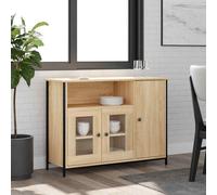 vidaXL Sideboard Sonoma Oak 100x35x75 cm Engineered Wood