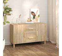 vidaXL Sideboard Sonoma Oak 100x36x60 cm Engineered Wood