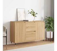vidaXL Sideboard Sonoma Oak 101.5x35x70 cm Engineered Wood