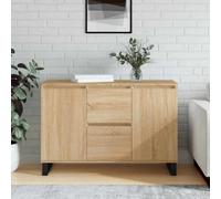 Vidaxl Sideboard Sonoma Oak 101.5X35X70 Cm Engineered Wood