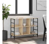 (sonoma oak, 102 x 32 x 73.5 cm) vidaXL Sideboard Storage Cabinet Cupboard Cabinet Highboard Engineered Wood