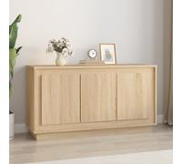 Vidaxl Sideboard Sonoma Oak 102X35X55 Cm Engineered Wood