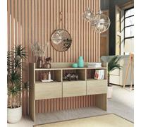 vidaXL Sideboard Sonoma Oak 105x30x70 cm Engineered Wood