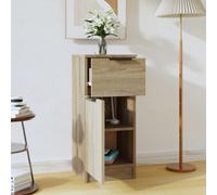 vidaXL Sideboard Sonoma Oak 30x30x70 cm Engineered Wood