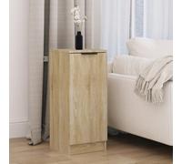 vidaXL Sideboard Sonoma Oak 30x30x70 cm Engineered Wood
