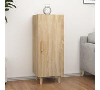 vidaXL Sideboard Sonoma Oak 34.5x34x90 cm Engineered Wood