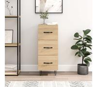 vidaXL Sideboard Storage Side Cabinet Cupboard Sonoma Oak Engineered Wood