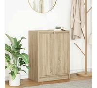 vidaXL Sideboard Sonoma Oak 57x34x76 cm Engineered Wood
