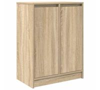vidaXL Sideboard Sonoma Oak 57x34x76 cm Engineered Wood storage cabinet