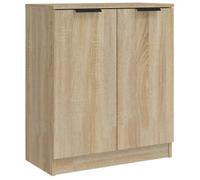 vidaXL Sideboard Living Room Furniture Cupboard Console Telephone Side Cabinet Highboard Home Organiser with Door Sonoma Oak Engineered Wood