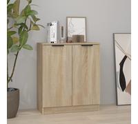 vidaXL Sideboard Living Room Furniture Cupboard Console Telephone Side Cabinet Highboard Home Organiser with Door Sonoma Oak Engineered Wood