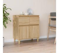 vidaXL Sideboard Sonoma Oak 60x35x70 cm Engineered Wood