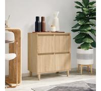 vidaXL Sideboard Sonoma Oak 60x35x70 cm Engineered Wood