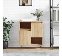 vidaXL Sideboard Sonoma Oak 60x35x70 cm Engineered Wood