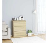 Vidaxl Sideboard Sonoma Oak 60X35X76 Cm Engineered Wood