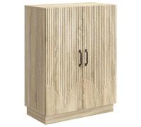 vidaXL Sideboard Sonoma Oak 66 x 34.5 x 87 cm Engineered Wood