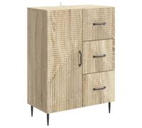 vidaXL Sideboard Sonoma Oak 66 x 34.5 x 89.5 cm Engineered Wood