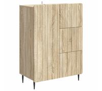 vidaXL Sideboard Sonoma Oak 66 x 34.5 x 91.5 cm Engineered Wood