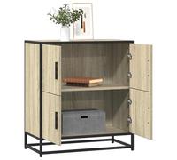 vidaXL Sideboard Sonoma Oak 68x35x76 cm Engineered Wood