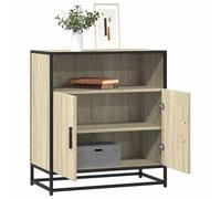 vidaXL Sideboard Sonoma Oak 68x35x76 cm Engineered Wood