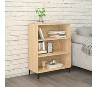 vidaXL Sideboard Sonoma Oak 69.5x32.5x90 cm Engineered Wood