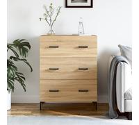 vidaXL Sideboard Sonoma Oak 69.5x34x90 cm Engineered Wood