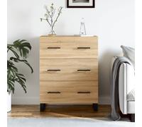 vidaXL Sideboard Storage Side Cabinet Cupboard Sonoma Oak Engineered Wood