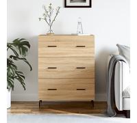 vidaXL Sideboard Storage Side Cabinet Cupboard Sonoma Oak Engineered Wood
