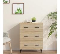 Vidaxl Sideboard Sonoma Oak 69.5X34X90 Cm Engineered Wood