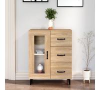 Vidaxl Sideboard Sonoma Oak 69.5X34X90 Cm Engineered Wood
