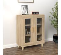 vidaXL Sideboard Sonoma Oak 69.5x34x90 cm Engineered Wood
