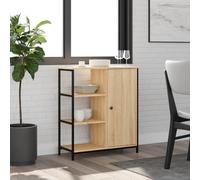 vidaXL Sideboard Sonoma Oak 70x30x80 cm Engineered Wood