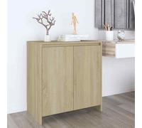 (sonoma oak) vidaXL Sideboard Engineered Wood Bedroom Furniture Side Cabinet Multi Colours