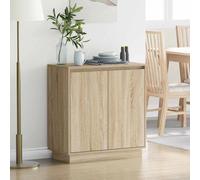 vidaXL Sideboard Sonoma Oak 71 x 34.5 x 75 cm Engineered wood