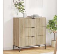 vidaXL Sideboard Sonoma oak 79.5 x 33 x 82 cm Engineered wood