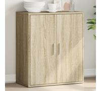 vidaXL Sideboard Sonoma Oak 79x38x80 cm Engineered Wood
