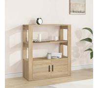 Vidaxl Sideboard Sonoma Oak 80X30X90 Cm Engineered Wood