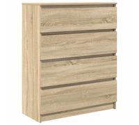 vidaXL Sideboard Sonoma Oak 80x35x99 cm Engineered Wood storage cabinet