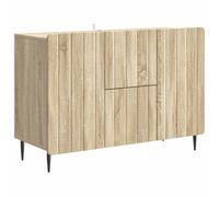 vidaXL Sideboard Sonoma Oak 89 x 34.5 x 62 cm Engineered Wood