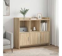 VidaXL Sideboard Sonoma Oak 98.5 X 33 X 80 Cm Engineered Wood