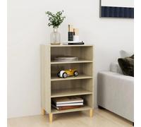 vidaXL Sideboard Sonoma Oak Engineered Wood Storage Cabinet Indoor Furniture