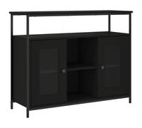Vidaxl Sideboard Black 100X35X80 Cm Engineered Wood